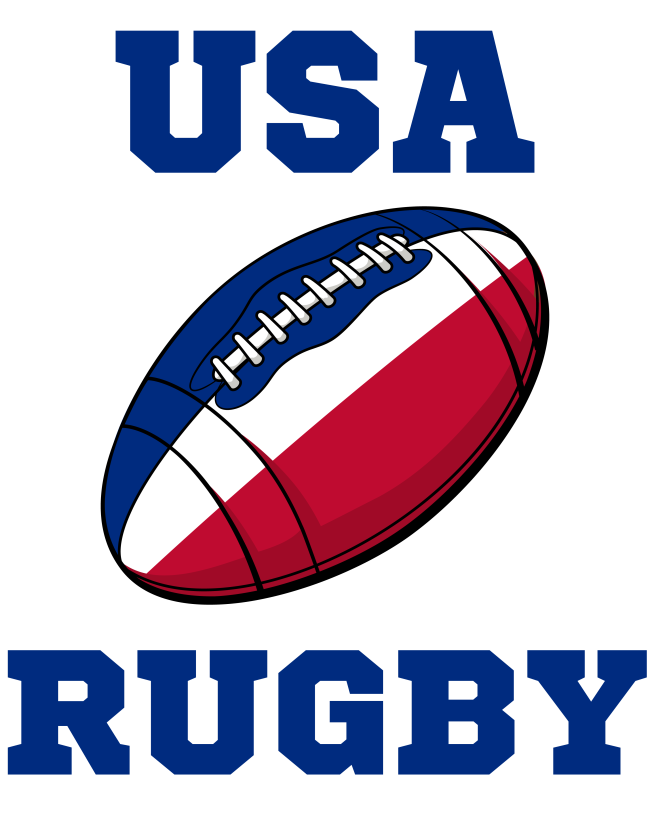 USA Rugby Ball Hoody (Red)
